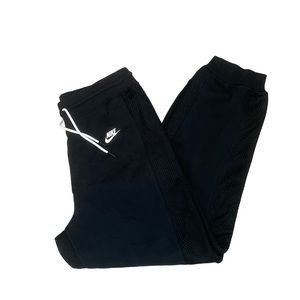 NWT Nike Serena Williams Design Crew Women's Fleece Black Tennis Pants Size L